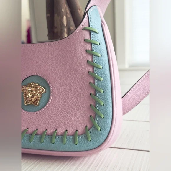 Versace LaโฏMedusa Pink Small Shoulder / Crossbody Bag - Picture 8 of 8